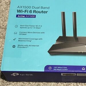 TP-Link AX5400 Wi-Fi 6 Router - Black